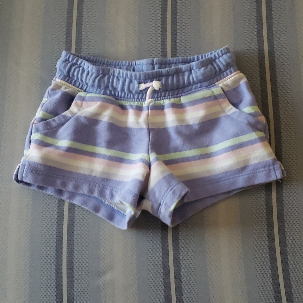 Toddler Girls Striped Shorts